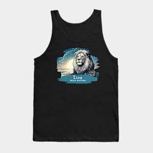 Lion - WILD NATURE - LION -11 Tank Top